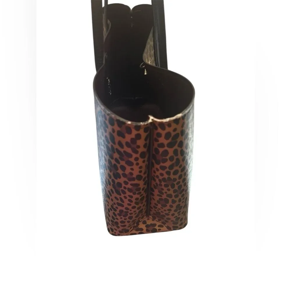 Kate Spade New York All Day Leopard Large Leather Tote